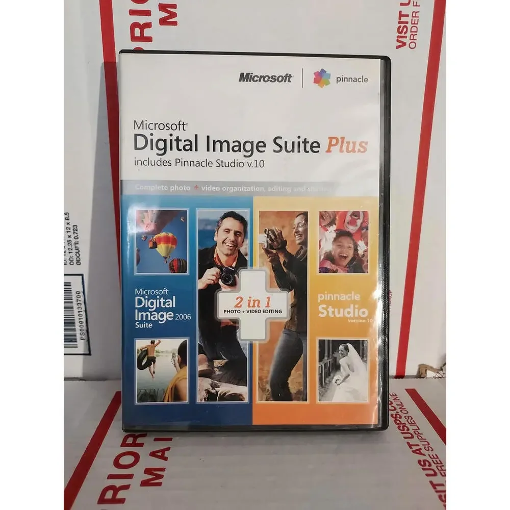 Microsoft Digital Image Suite Plus 2006 w/ Pinnacle Studio v. 10 No Keys - #159